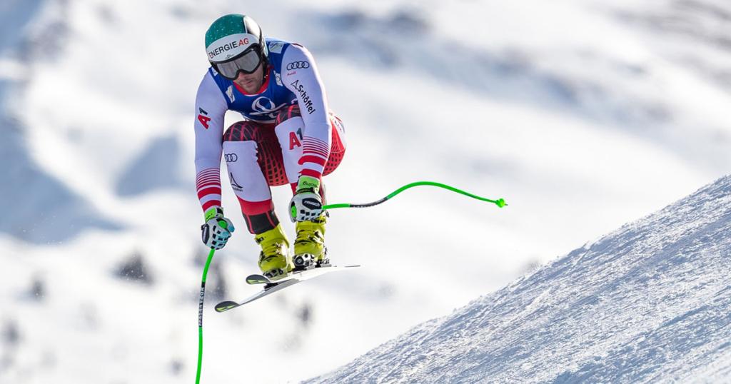 Vincent Kriechmayr am Zwölferkogel fis ski wm 2025 saalbach hinterglemm zwölferkogel