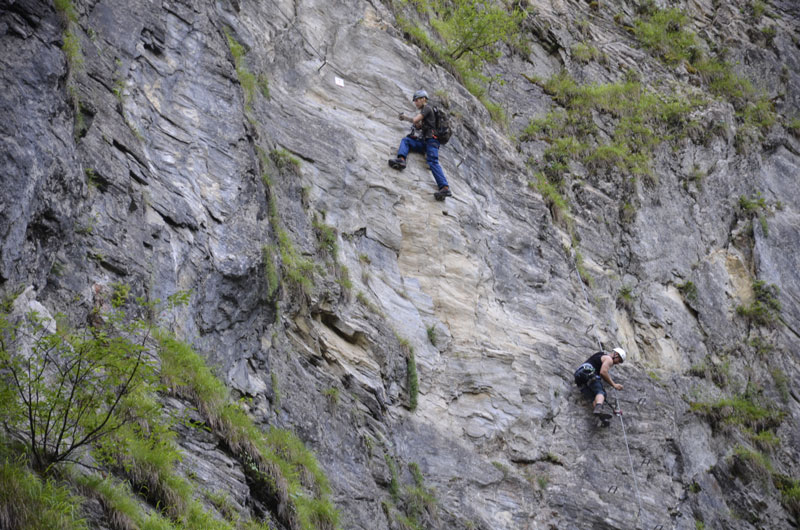 Kitzlochklamm-Klettern