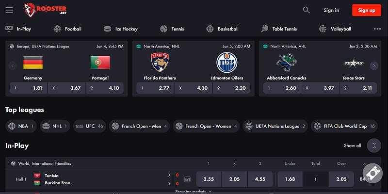 Rooster.Bet Sports AT