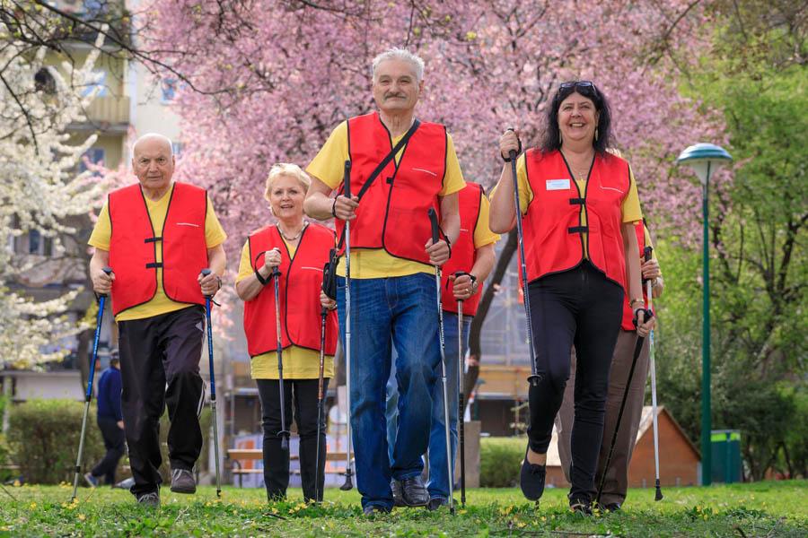 1. SeniorInnen Nordic Walking Day am 18.9.2017 im Wiener Prater