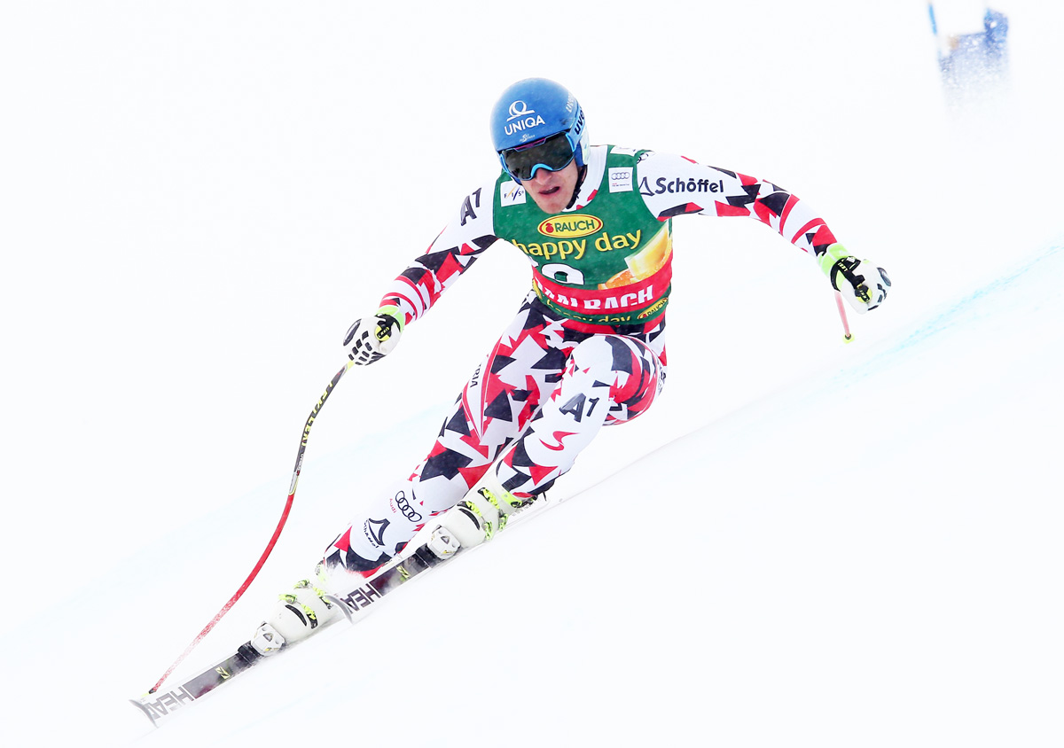 Matthias Mayer Siegerfahrt in Saalbach 2015