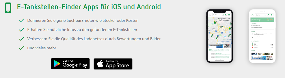 E-Bike Ladestationen suchen und finden