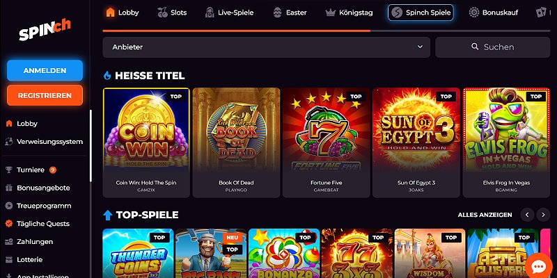 Spinch Casino DE