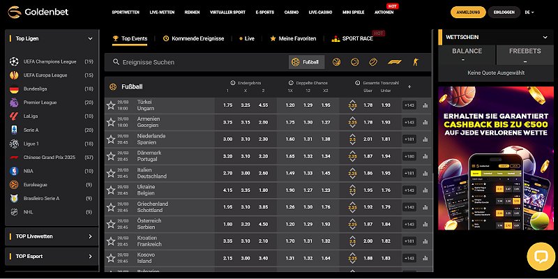 GoldenBet Sports DE