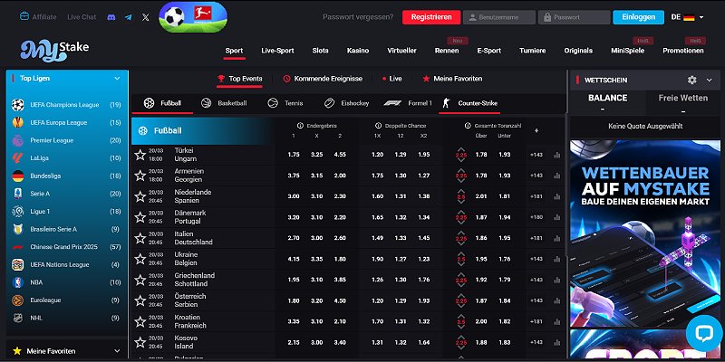 MyStake Sports DE