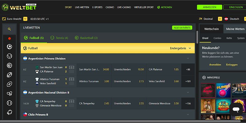 WeltBet Sports DE