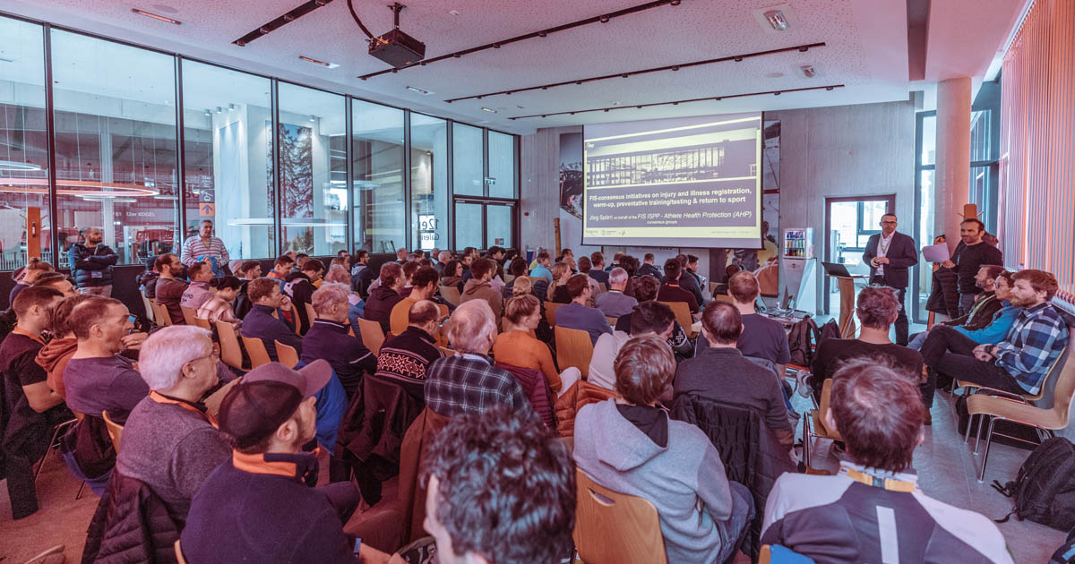 kongress über skisport und wissenschaft