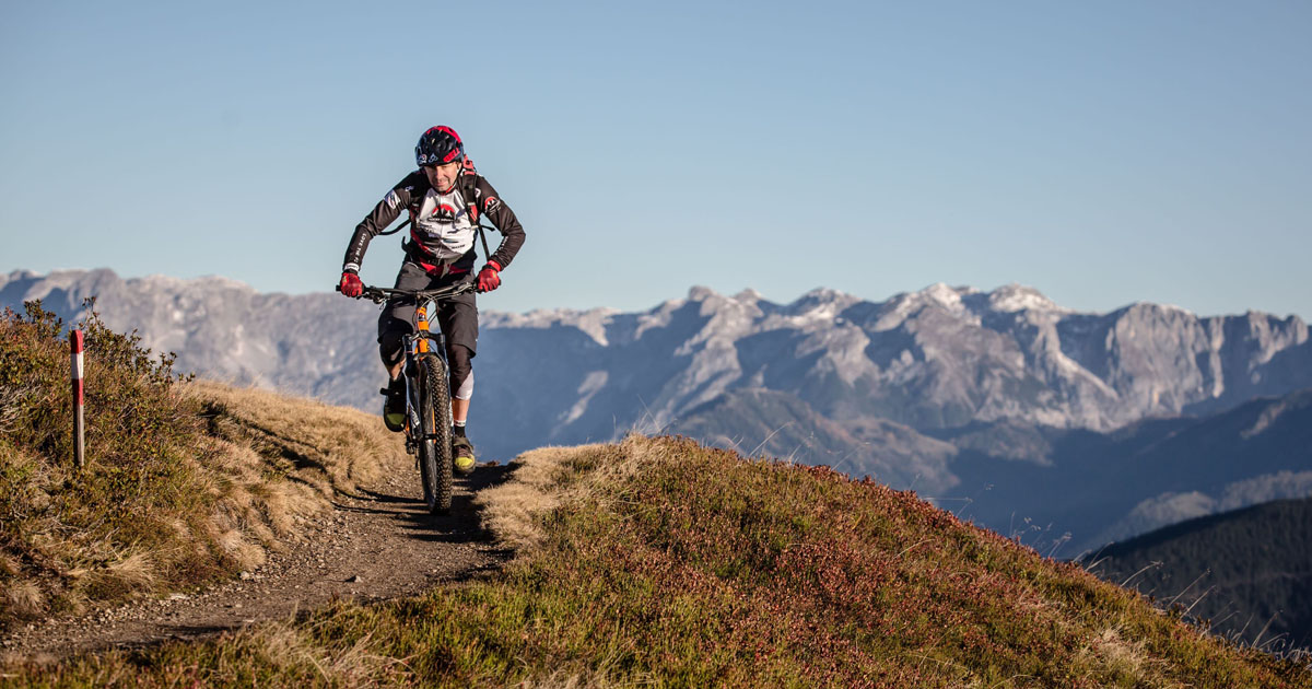 mountainbiken in flachau