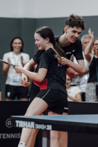 Niederösterreicherin holt mit Tischberger im Mixed-Bronze, Phantastisch! Skerbinz fixiert bei Europäischen Olympischen Jugendspielen zwei Medaillen