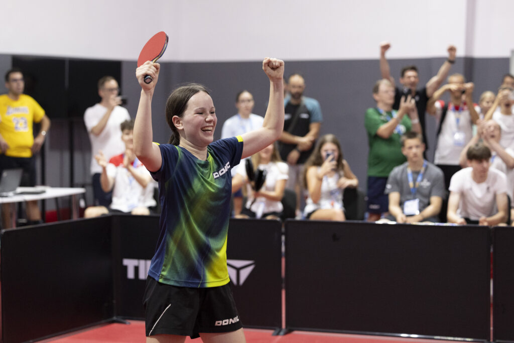 Nach Mixed-Bronze in Skopje mit Tobis Tischberger, Gigantisch! Skerbinz triumphiert bei den Europäischen Olympische Jugendspielen