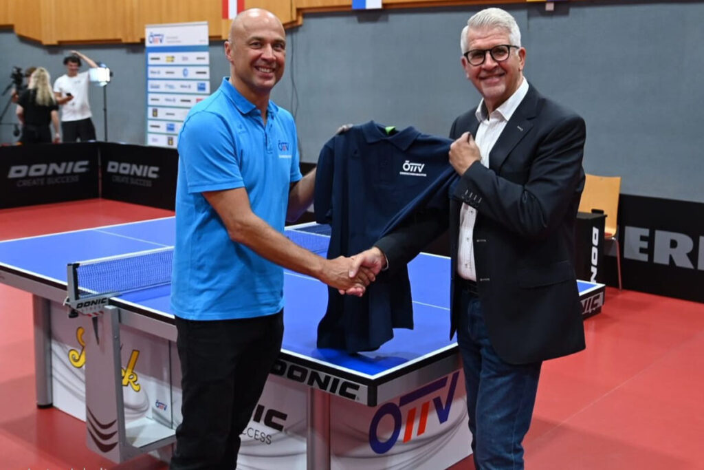 Markus Berger darf von weiteren Top-Events träumen, ÖTTV-Schiedsrichter-Boss im Gold Badge-Klub