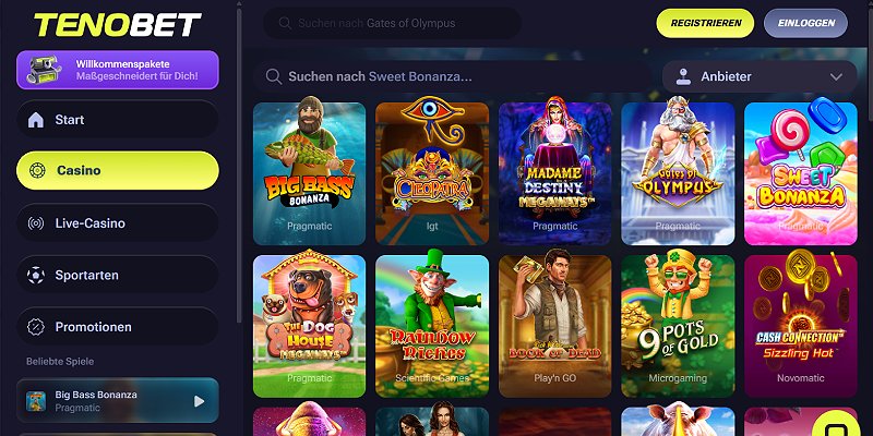 Tenobet Casino DE