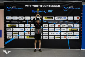 WTT Youth Contender: ÖTTV-Talente gewannen fünf Medaillen, U13-Gold und U15-Bronze! Louis Fegerl räumt beim Heim-Weltcup in Linz doppelt ab